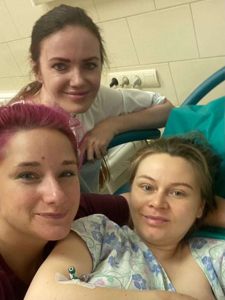 Алла Валерьевна с мамой и малышом